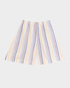 BASERANGE French-made organic cotton striped shorts (BAS-SHST-PO-SU25-MARTINIQUE STRIPE)